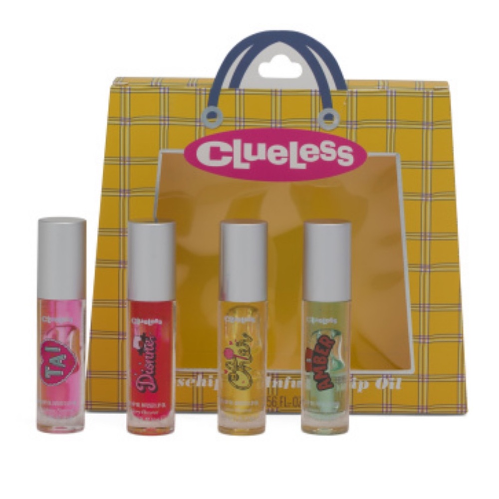 CLUELESS Y2K Rosehip Infused Lip Oil Gloss 30th Anniversary Makeup Cutecore